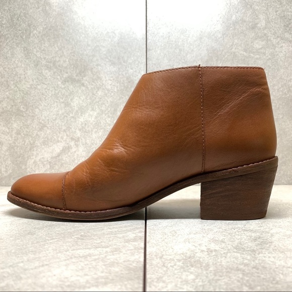 Madewell B8034 Dakota Cutoff cognac ankle boots size 8 - Picture 9 of 15